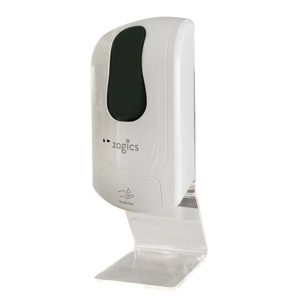 Zogics Touch-Free Automatic Hand Sanitizer Foam Dispenser with Tabletop Stand, 1000ml, White DIS01FOAM-WH-CL